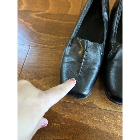 Easy Street Women's Purpose Slip On Flats Closed Toe Black 9.5 M - Picture 5 of 8